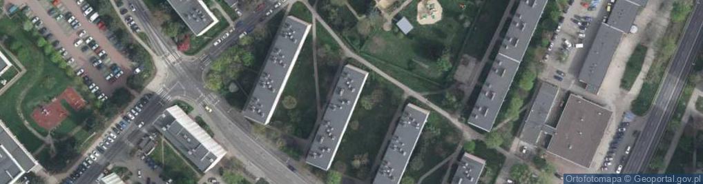 Zdjęcie satelitarne Borek z.Mech.Poj., Ś-Ca