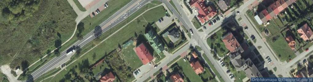 Zdjęcie satelitarne Borek