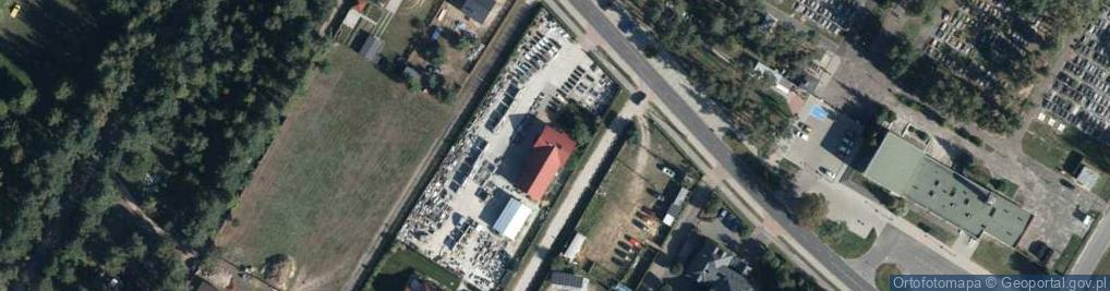 Zdjęcie satelitarne Bożena Charubin Handel-Kamieniarstwo Bożena Charubin