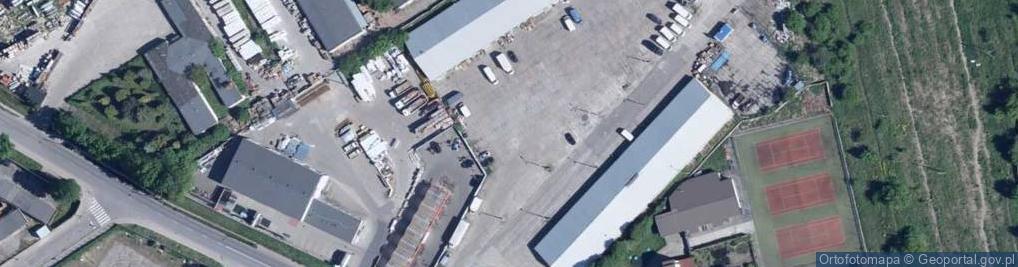 Zdjęcie satelitarne Bożena Jasińska Produkcja Handel Usługi