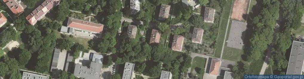 Zdjęcie satelitarne Bożena Mucha Konserwacja Zabytków