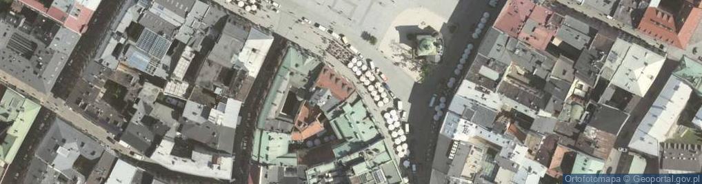 Zdjęcie satelitarne Bożena Więcław BG Cracow Hostel