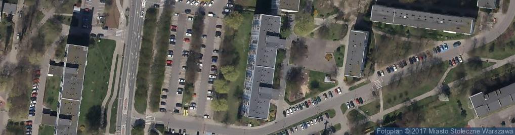 Zdjęcie satelitarne Bródnowski Klub Piłkarski Warszawa