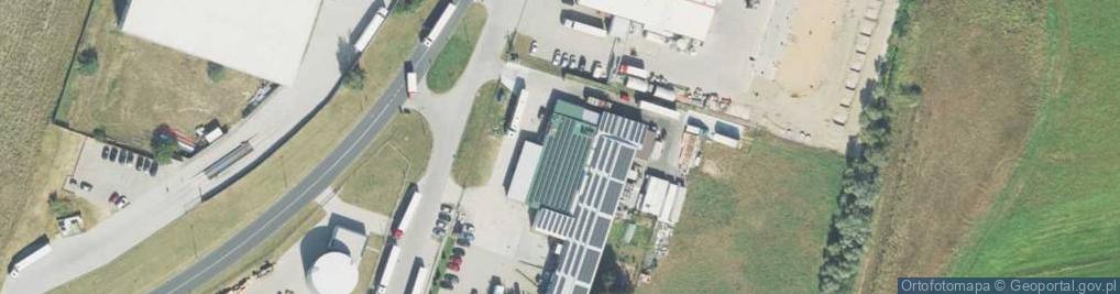 Zdjęcie satelitarne Bronisław Borowczyk Firma Borowczyk Przedsiębiorstwo Obrotu Skórami Futerkowymi