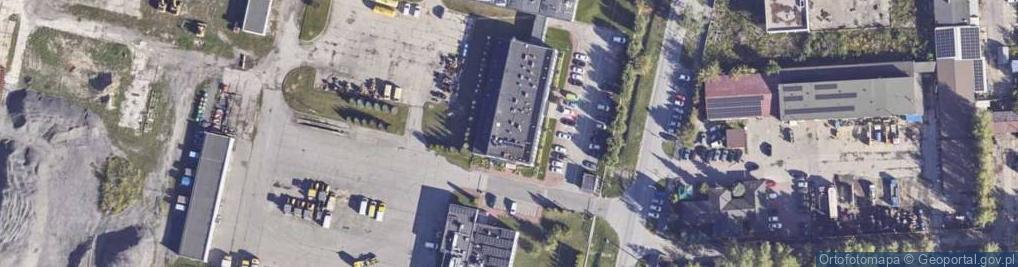 Zdjęcie satelitarne Budimex Laboratorium centralne Pruszków