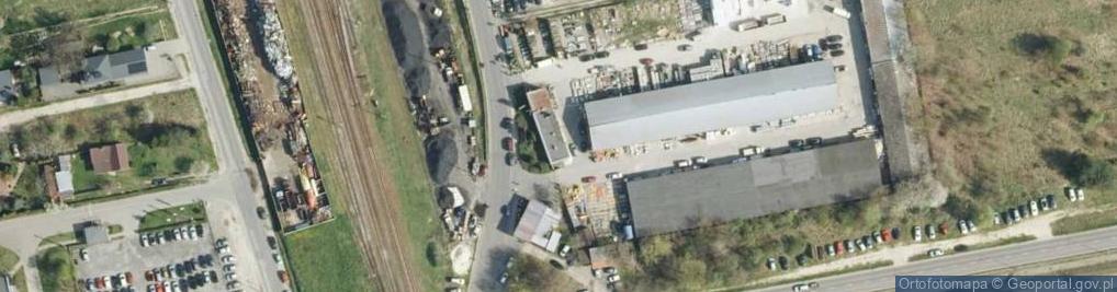 Zdjęcie satelitarne Budmix Materiały Budowlane Marek Kowalczyk