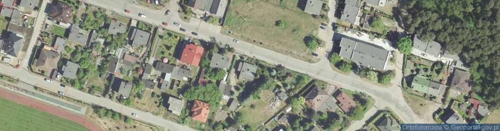 Zdjęcie satelitarne Budowa Terenów Zielon Rekultyw Handel Wątorski Leszek Mroczkowski w