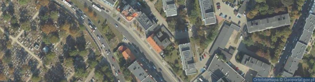 Zdjęcie satelitarne Bydgoskie Zakł Fol Papieru i Kart Lamitek w Borecki R Janiszewski