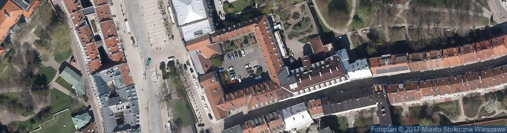 Zdjęcie satelitarne Caritas Archidiecezji Warszawskiej