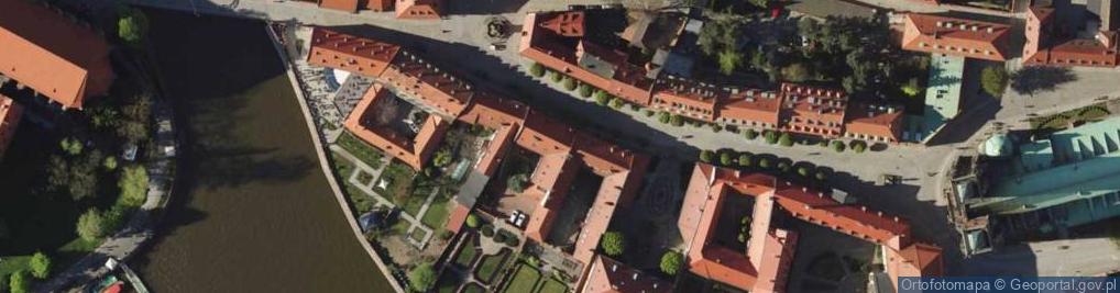 Zdjęcie satelitarne Caritas Archidiecezji Wrocławskiej