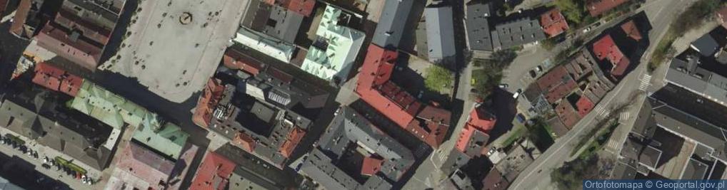 Zdjęcie satelitarne CCN - Cieszyńskie Centrum Numizmatyczne Sławomir Soboszek