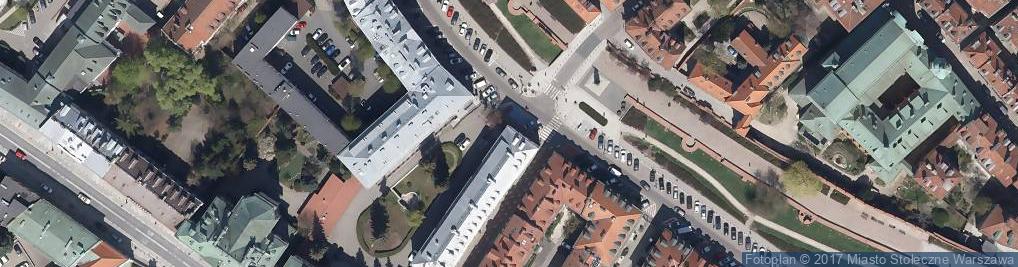 Zdjęcie satelitarne Cech Rzemiosł Motoryzacyjnych w Warszawie