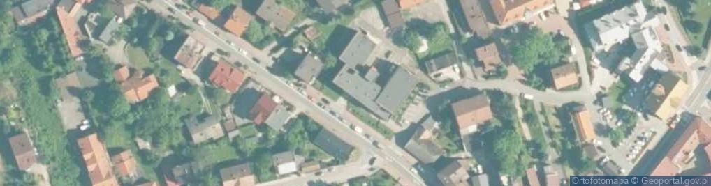 Zdjęcie satelitarne Cech Rzemiosł Różnych w Kalwarii Zebrzydowskiej