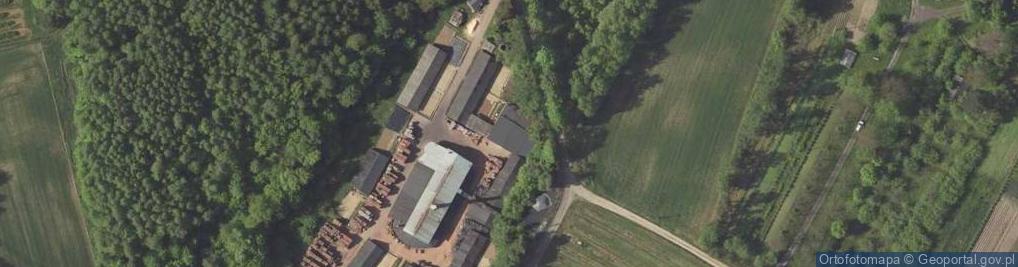 Zdjęcie satelitarne Cegielnia Trojanowscy Trojanowski Feliks Trojanowska Beata Trojanowski Tomasz