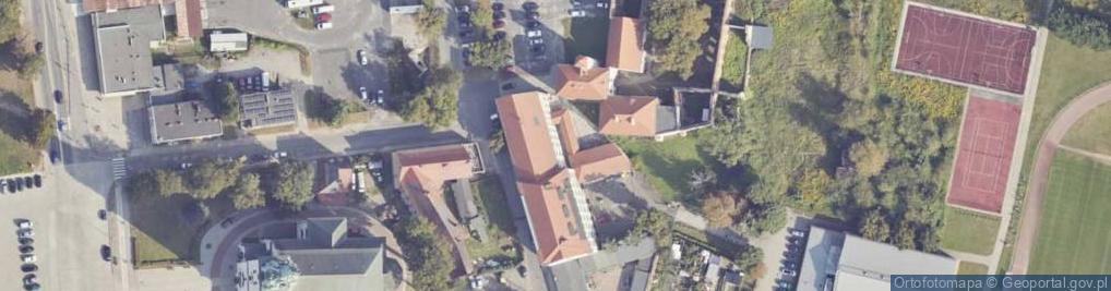 Zdjęcie satelitarne Centrum Artystyczno Kulturalne Zamek