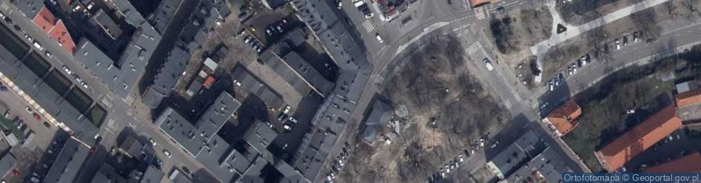 Zdjęcie satelitarne Centrum Bezpieczeństwa Pracy