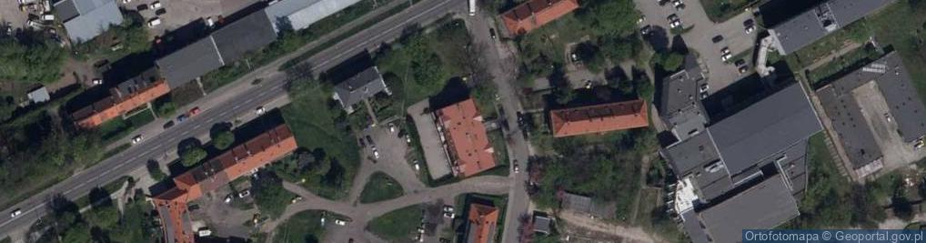 Zdjęcie satelitarne Centrum Budownictwa KF