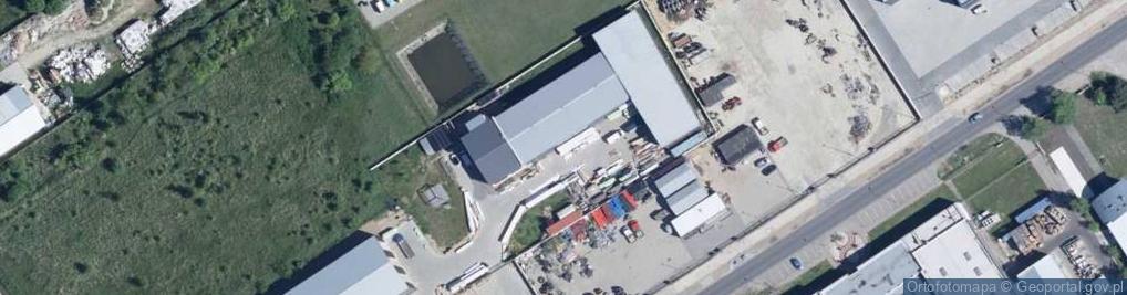 Zdjęcie satelitarne Centrum Drewna Palisander