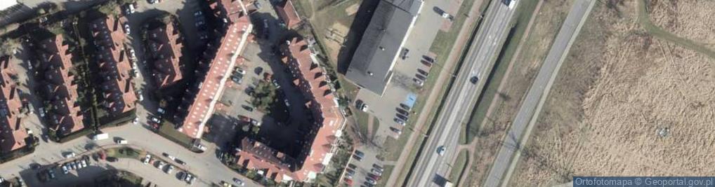 Zdjęcie satelitarne Centrum Dystrybucji Mięsa Wędlin i Drobiu Edan Kędzierska Edyta