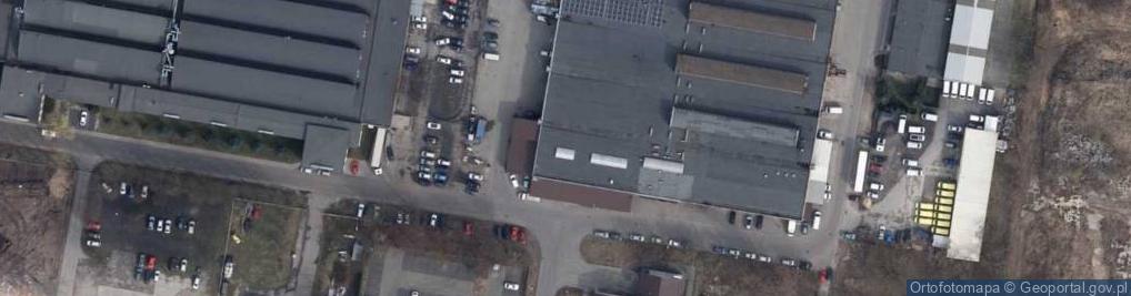 Zdjęcie satelitarne Centrum Dystrybucji Wędlin Rapet
