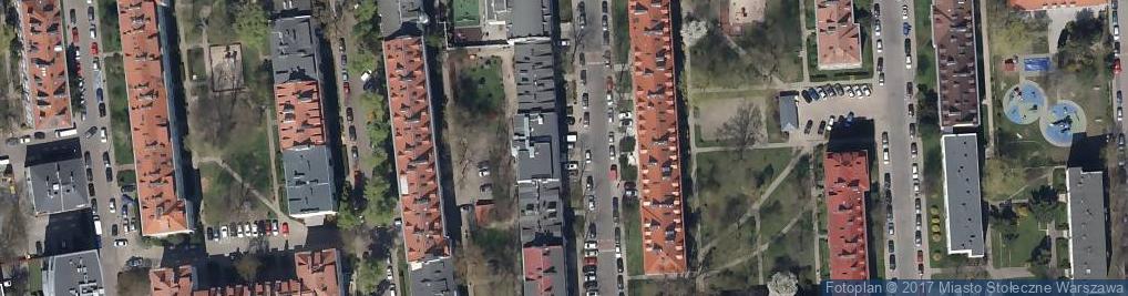 Zdjęcie satelitarne Centrum Informatyki Handlu Zagranicznego