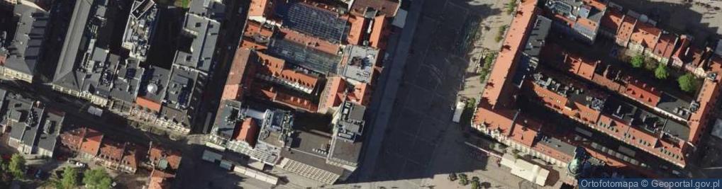 Zdjęcie satelitarne Centrum Innowacji w Gospodarce Budowlanej Wrocław Dolny Śląsk