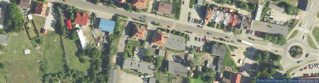 Zdjęcie satelitarne Centrum Integracji Społecznej w Dobiegniewie