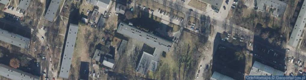 Zdjęcie satelitarne Centrum Kształcenia Ustawicznego Samorządu Województwa Łódzkiego