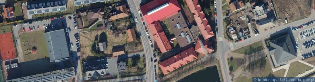 Zdjęcie satelitarne Centrum Kształcenia Zawodowego i Ustawicznego w Niepołomicach