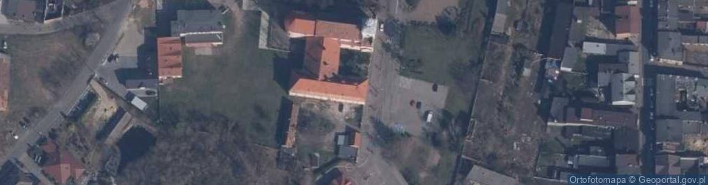 Zdjęcie satelitarne Centrum Kultury w Grabowie N Prosną