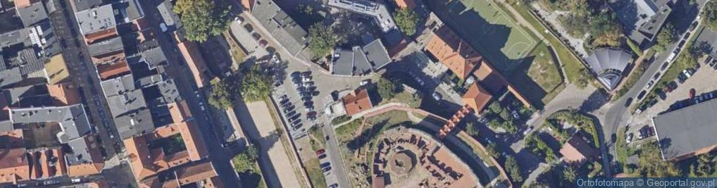 Zdjęcie satelitarne Centrum Kultury Zamek Krzyżacki