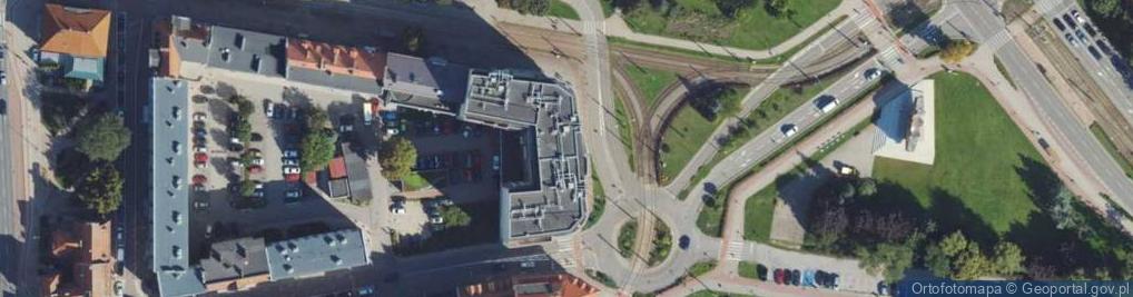 Zdjęcie satelitarne Centrum Lekarzy Okulistów Jacek Trzyna i Partnerzy