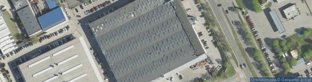 Zdjęcie satelitarne Centrum Logistyki Magazynowej