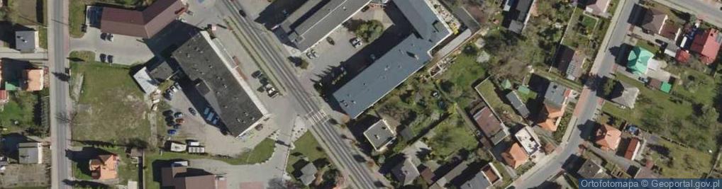 Zdjęcie satelitarne Centrum Materiałów Budowlanych JFM Dom