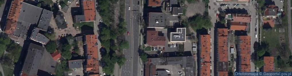 Zdjęcie satelitarne Centrum Medyczne w Legnicy