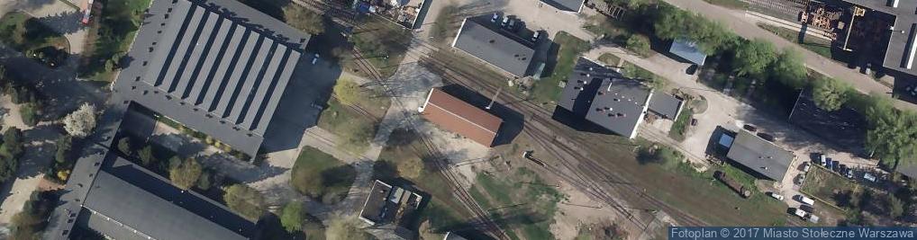 Zdjęcie satelitarne Centrum Naukowo Techniczne Kolejnictwa