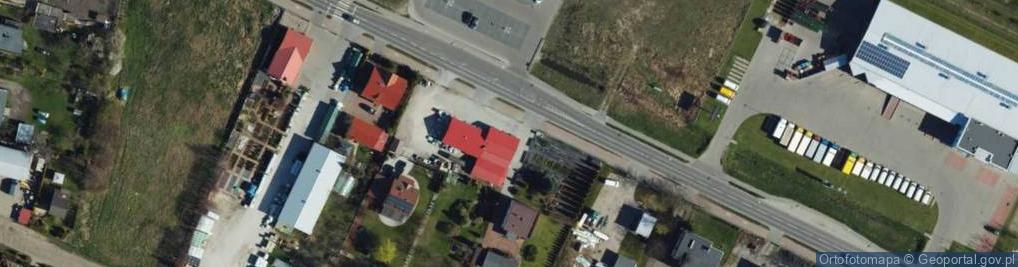 Zdjęcie satelitarne Centrum Ogrodnicze Bartex Bożena Gutowska