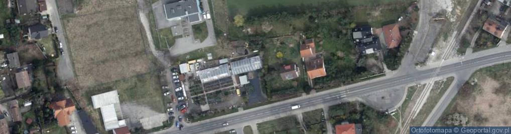 Zdjęcie satelitarne Centrum Ogrodnicze MRÓWKA