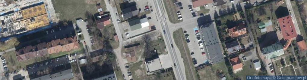 Zdjęcie satelitarne Centrum Ogrodnicze Natura Tomasz Trestka