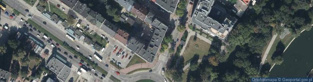 Zdjęcie satelitarne Centrum Okien i Drzwi Jurkiewicz Sławomir Gładysiński Andrzej