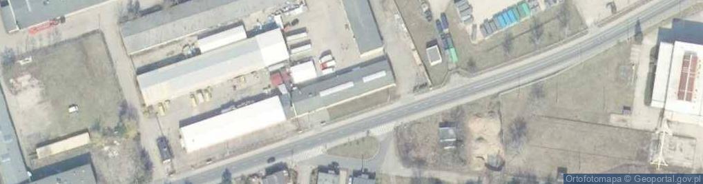 Zdjęcie satelitarne Centrum Płyty Warstwowej Oborniki Agnieszka Majchrzak Anna Majchrzak