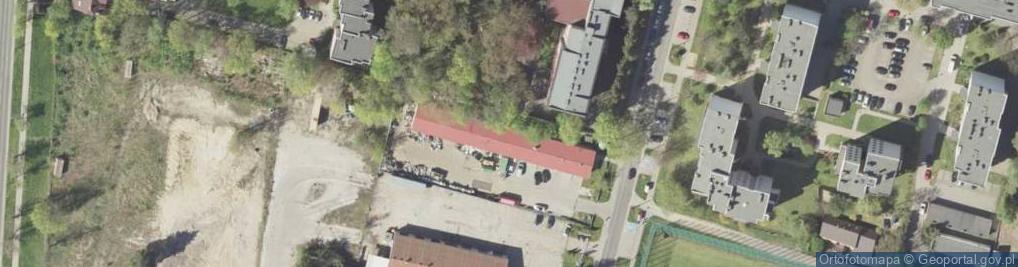 Zdjęcie satelitarne Centrum Spawalnictwa Pislewicz