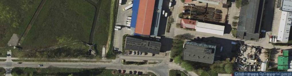 Zdjęcie satelitarne Centrum Spedycyjne Lemar Logistics