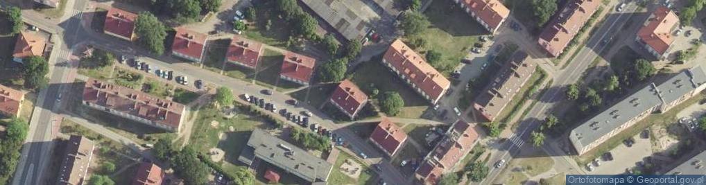 Zdjęcie satelitarne Centrum Ubezpieczeń Wróbel Żołna Agata Żołna