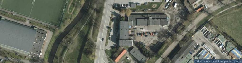 Zdjęcie satelitarne Centrum Uezpieczeniowe