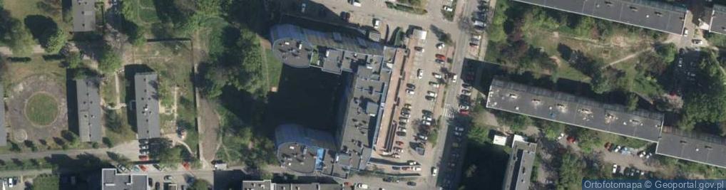 Zdjęcie satelitarne Centrum Uroda