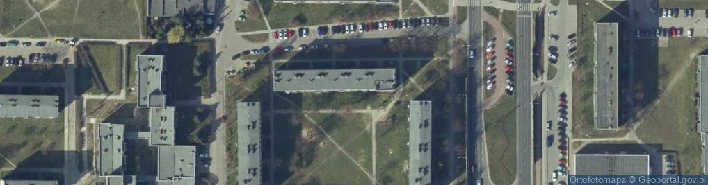 Zdjęcie satelitarne Ciechanowska Grupa Rowerowa