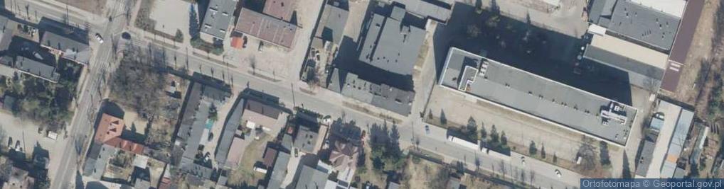 Zdjęcie satelitarne Ciepłownia