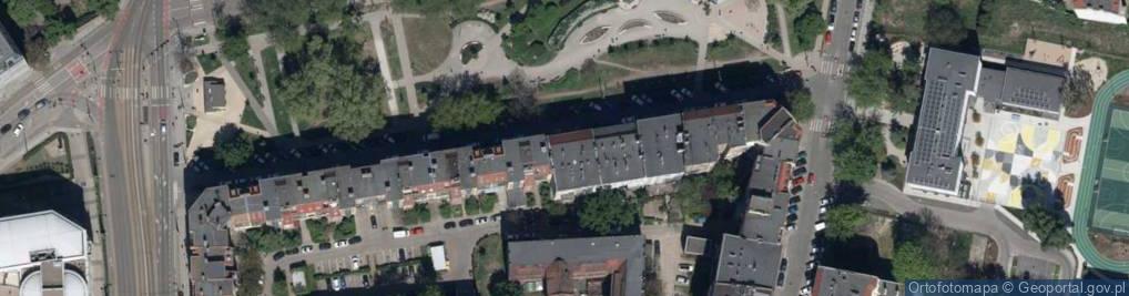 Zdjęcie satelitarne Coach wrocław