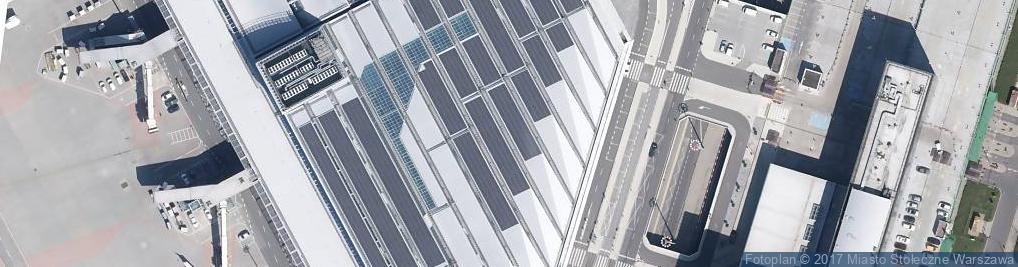 Zdjęcie satelitarne Courtyard by Marriott Warsaw International Airport Hotel